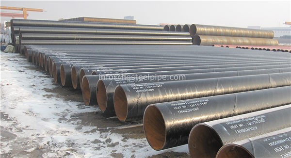 Low pressure liquid transportation steel pipe